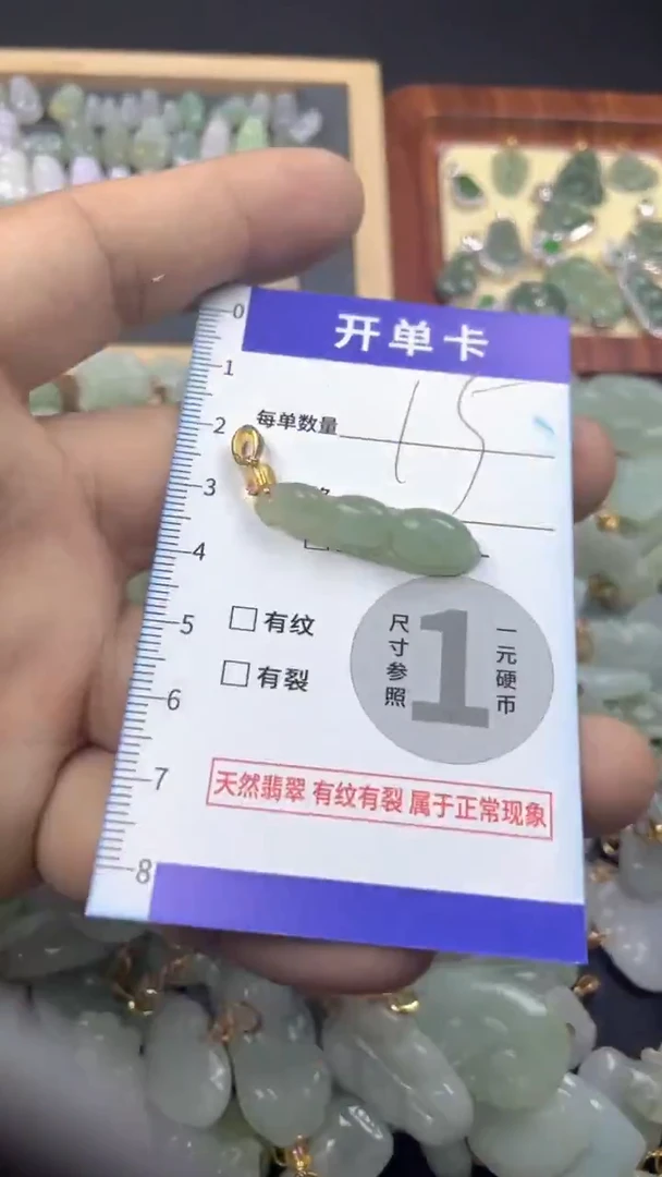 颈饰未镶嵌翡翠天然A货翡翠