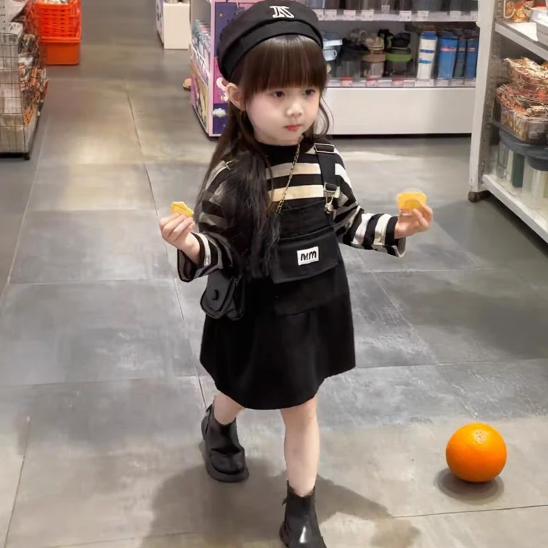 ZXG87015女童连衣裙春夏秋款儿童公主裙背带裙子生日礼服裙两件套