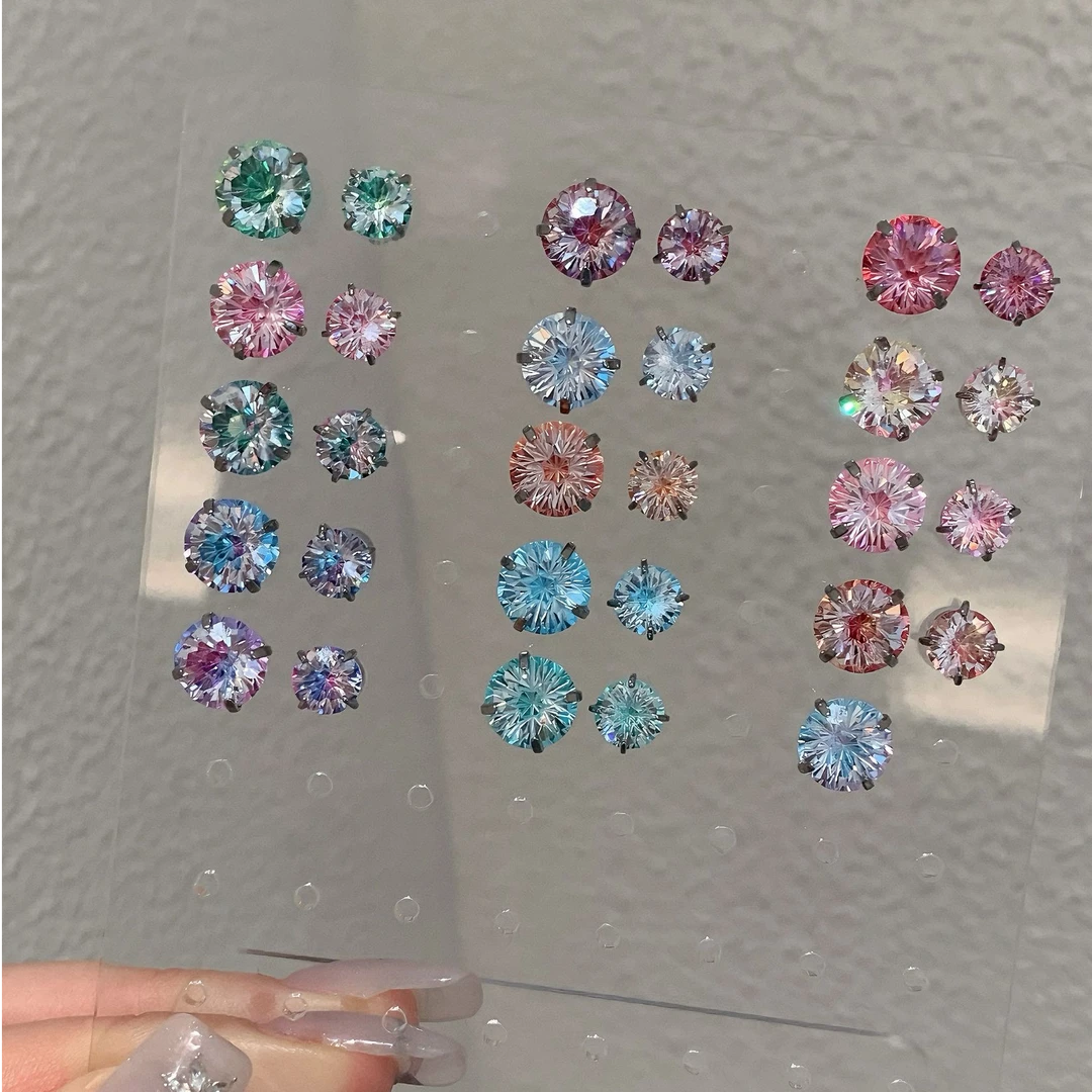 钛钢耳饰 RINGRING商店钛钢耳钉绝美耳骨钉爆闪烟花切耳环耳蜗钉