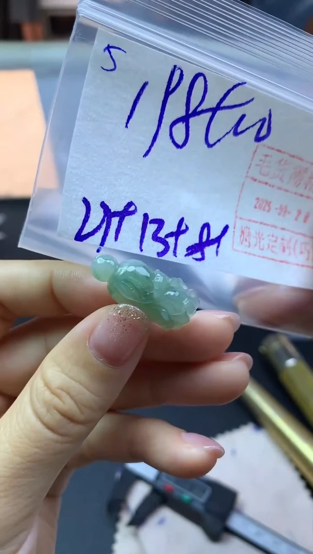 未镶嵌定制翡翠5白菜*208元毛货需精抛光