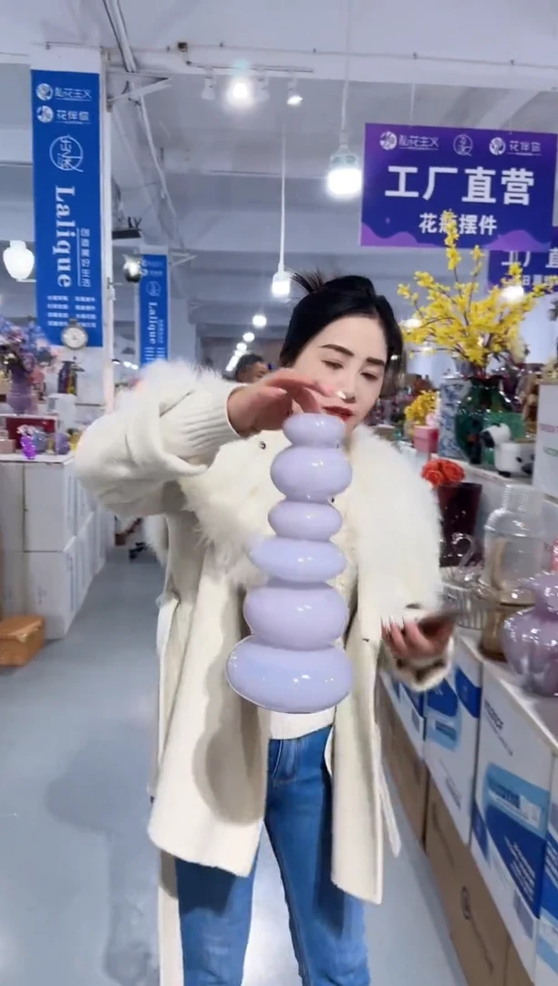 【闪购商品】玻璃安琪花瓶微瑕-G5Q0