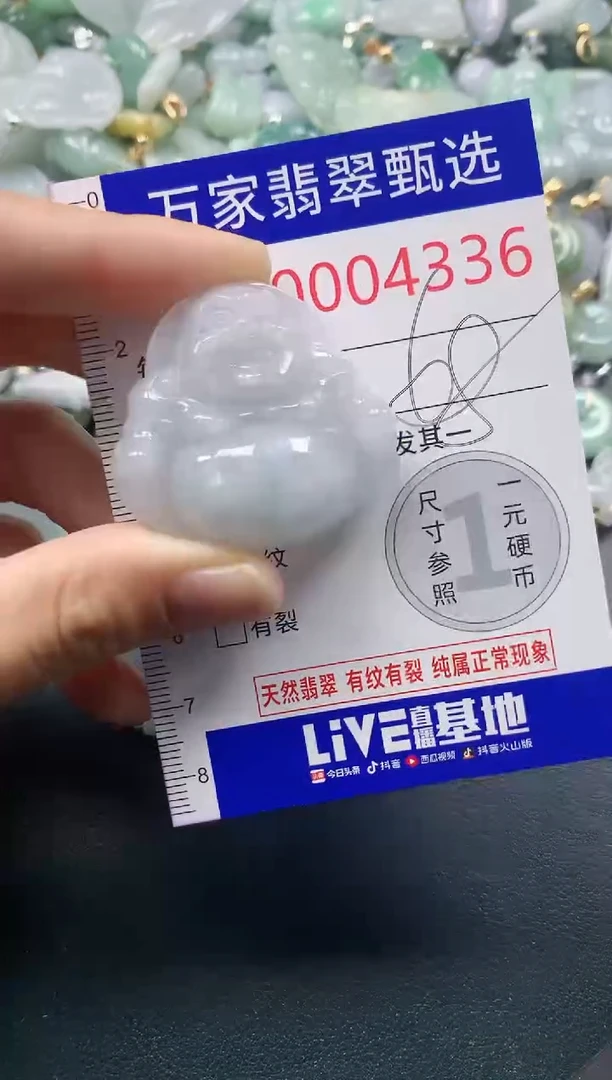 吊坠(不含链)未镶嵌翡翠4336