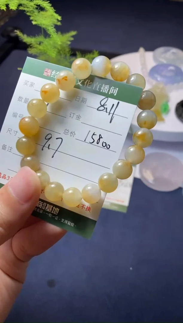 翡翠未镶嵌颈饰手串