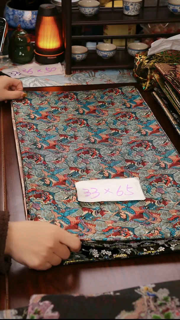 【琉璃浅梦双面】中国风干泡织锦茶席33*65