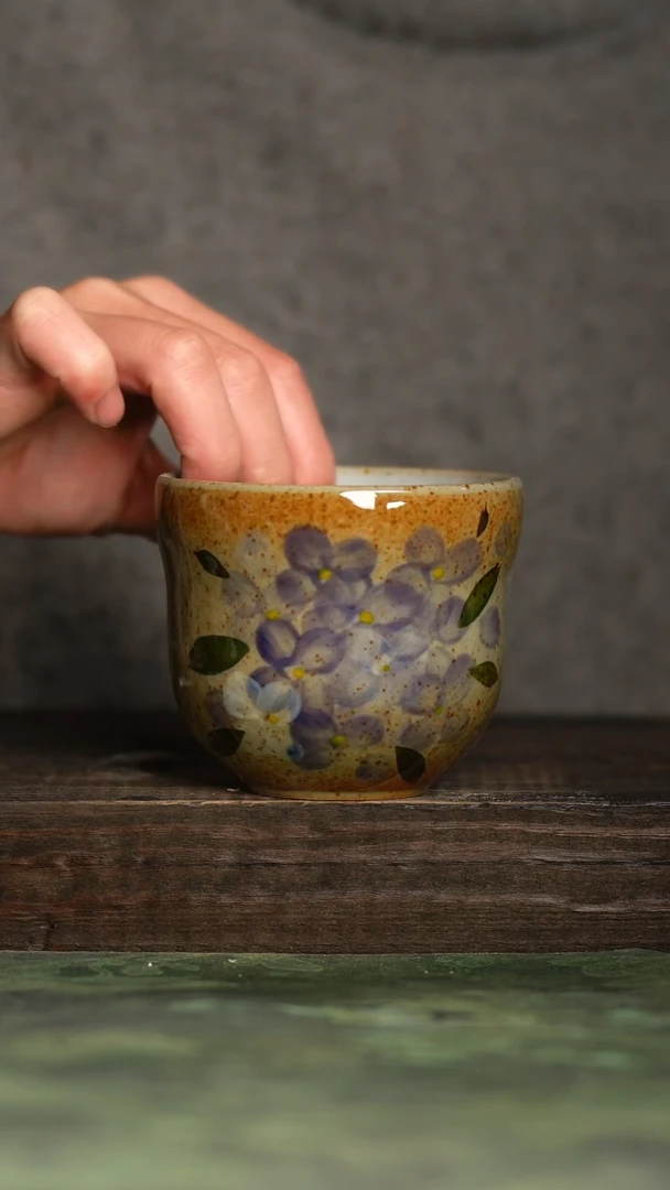 【闪购商品】杯青诗手工手绘瓷器