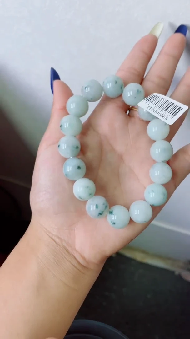 未镶嵌定制翡翠珠串