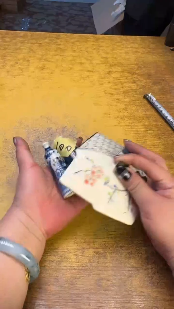 三****）瓷器瓷器瑕疵破破100磕了一对