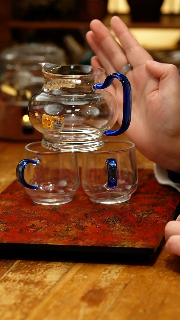 【闪购商品】禾器/熠然月牙款/浅蓝色+水月杯浅蓝2入