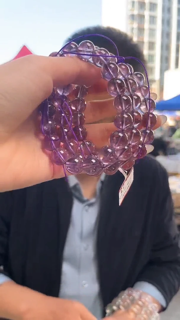 紫晶手链未镶嵌天然手串多样性发一11mm