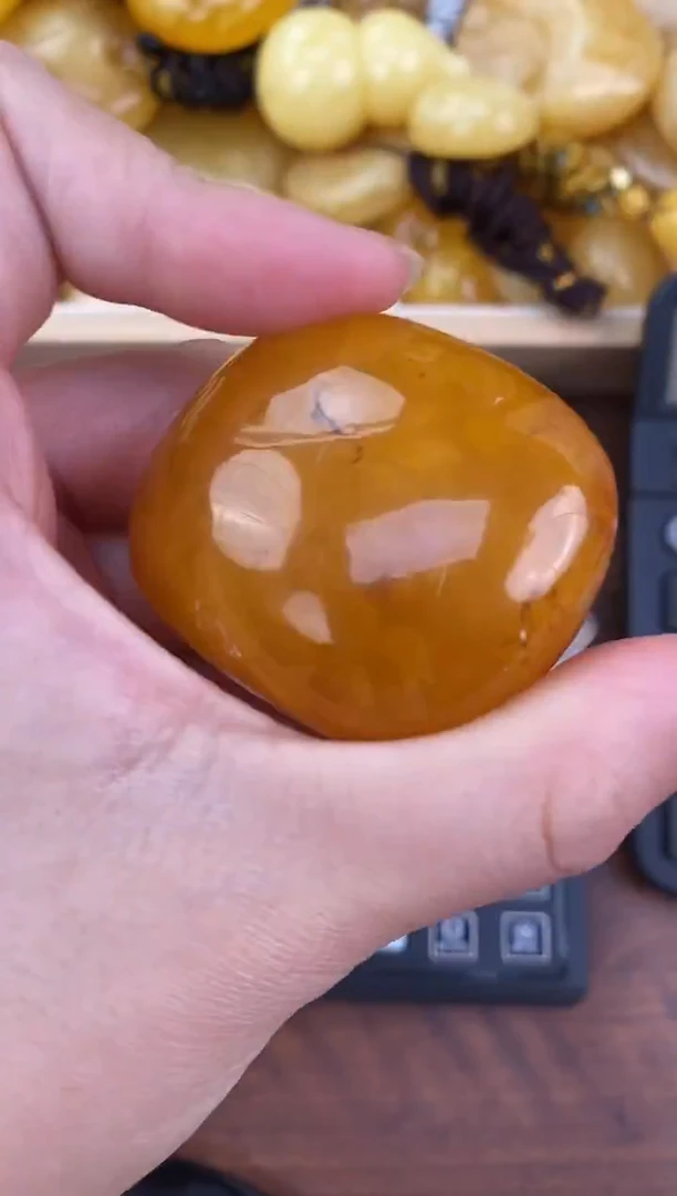 裸石琥珀未镶嵌天然琥珀蜜蜡