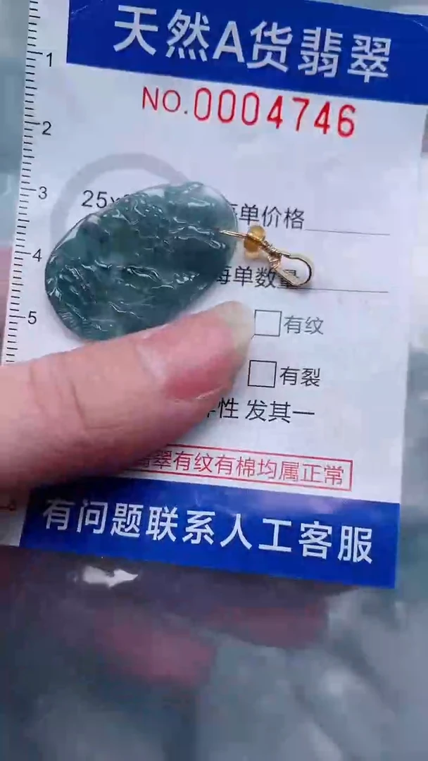 翡翠未镶嵌吊坠(不含链)1