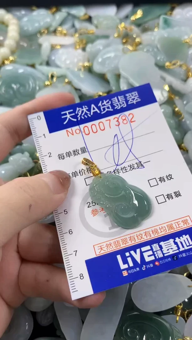 颈饰未镶嵌翡翠天然A货翡翠