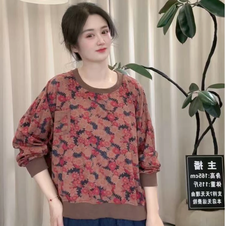 安然6603-3数码印花大版休闲T