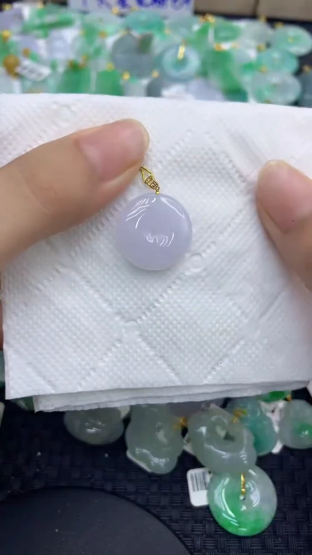 颈饰未镶嵌翡翠天然缅甸A货翡翠