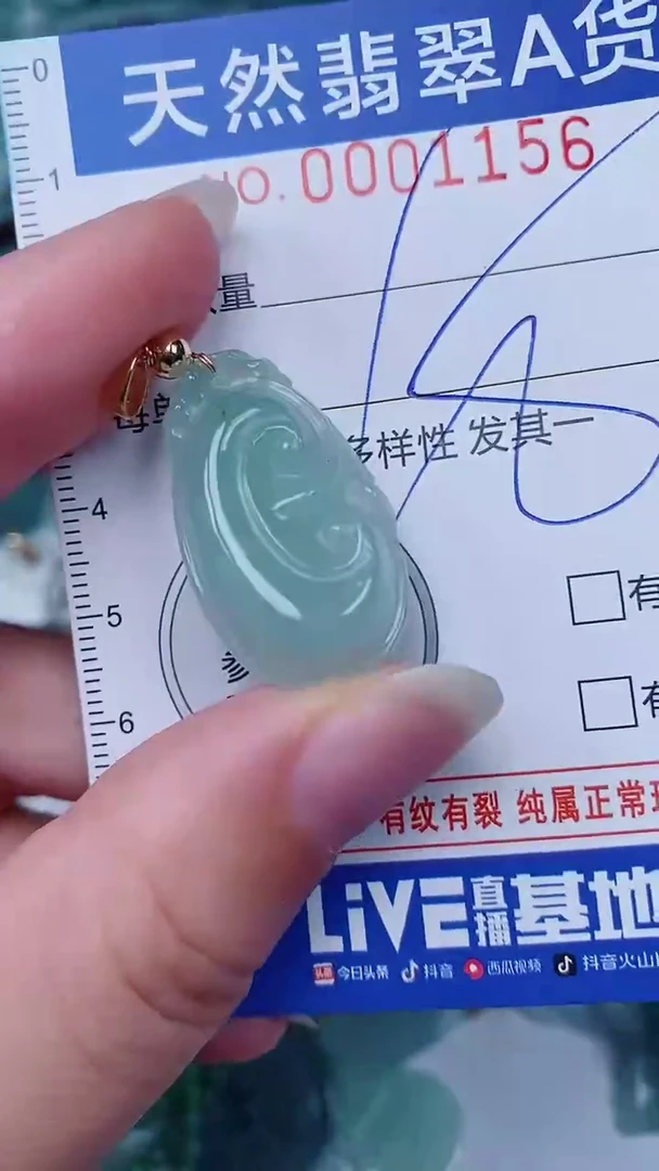 翡翠未镶嵌颈饰00001156