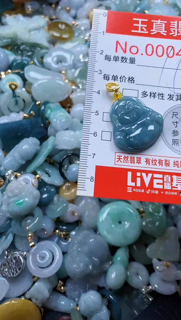 翡翠未镶嵌吊坠(不含链)4419