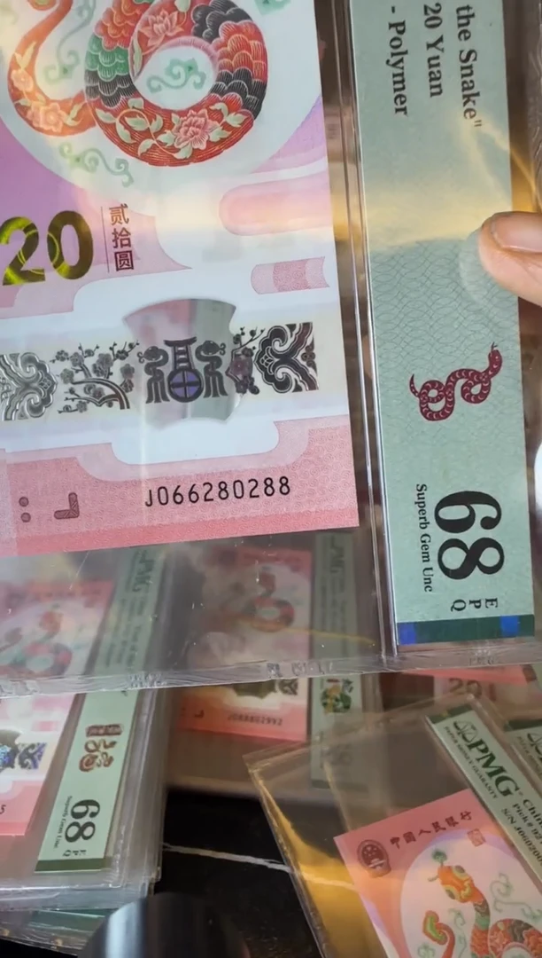 塑料2025 蛇钞  单张  066280288