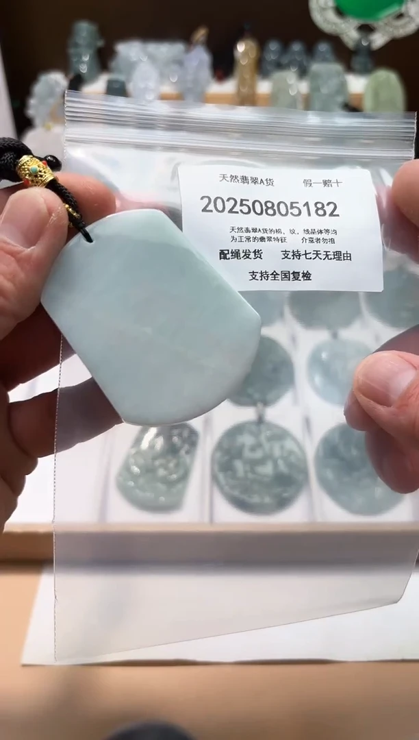 颈饰未镶嵌翡翠天然A货翡翠20250824