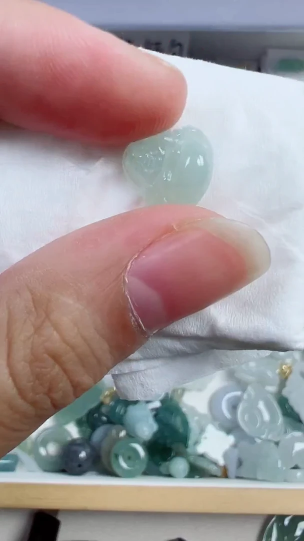 散珠翡翠490号链接，A货翡翠