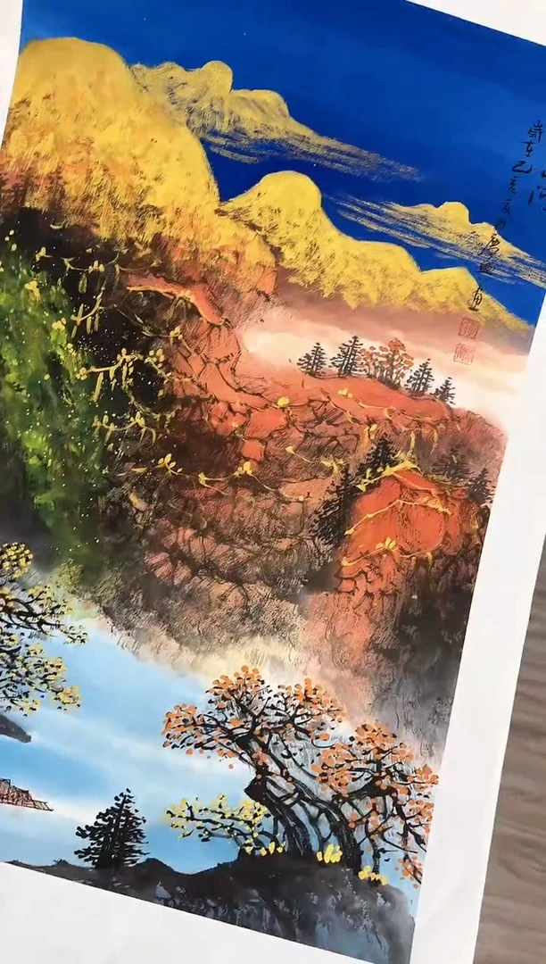 国画7赵隆轩艺术馆李庆兴老师作品