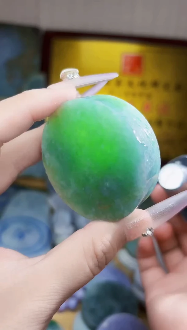 翡翠未镶嵌颈饰翡翠A货 江谭138