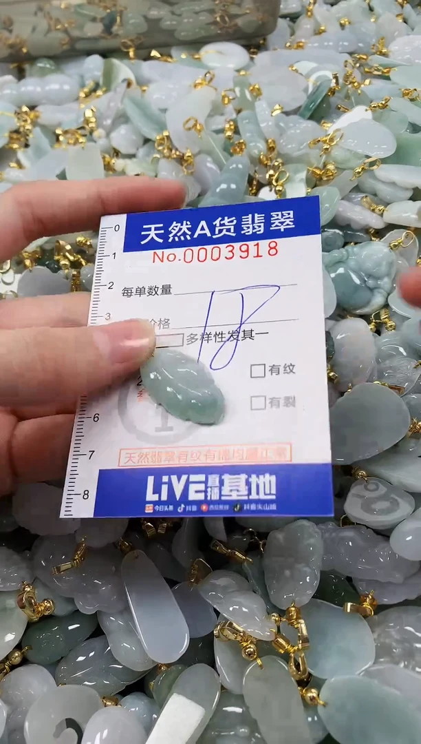 颈饰未镶嵌翡翠天然a货翡翠