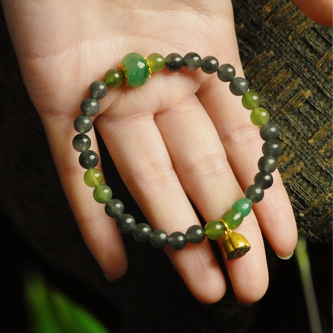 【福禄连胜】特色冰种翡翠珠链手链翡翠手串