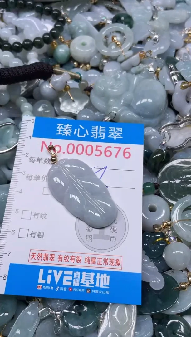 颈饰未镶嵌翡翠5676