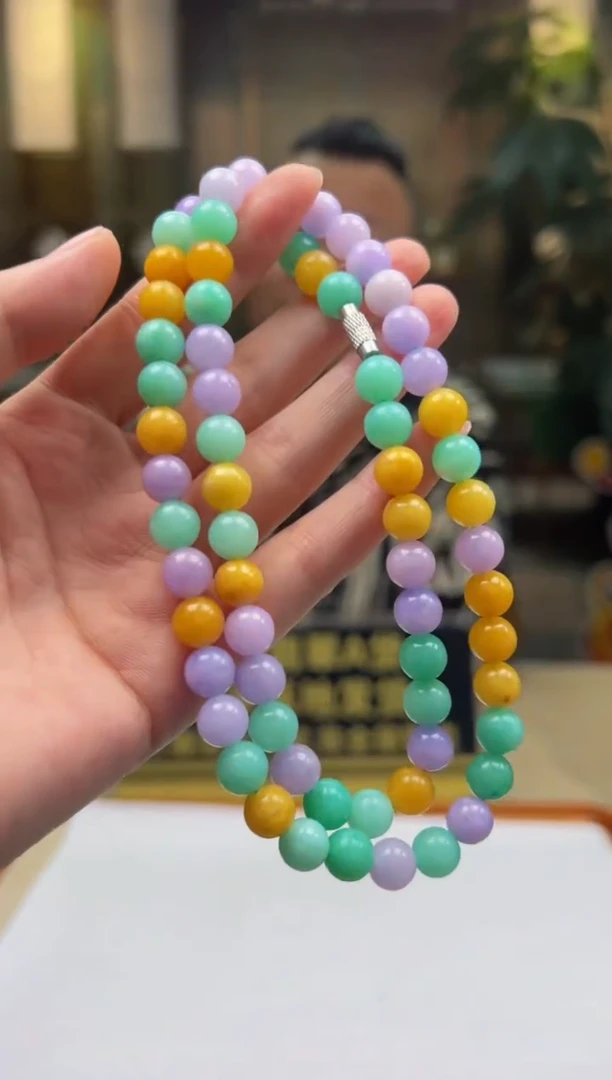 翡翠未镶嵌颈饰YY-2025-6-8-31