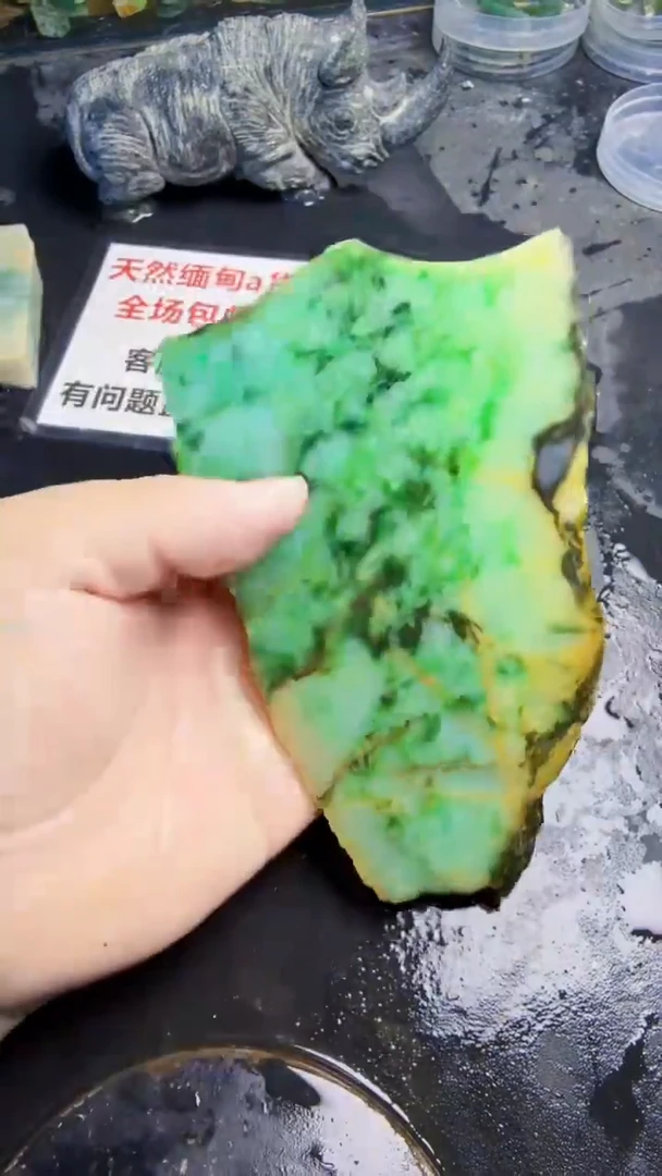 未镶嵌挂件翡翠唐*豆天然翡翠270