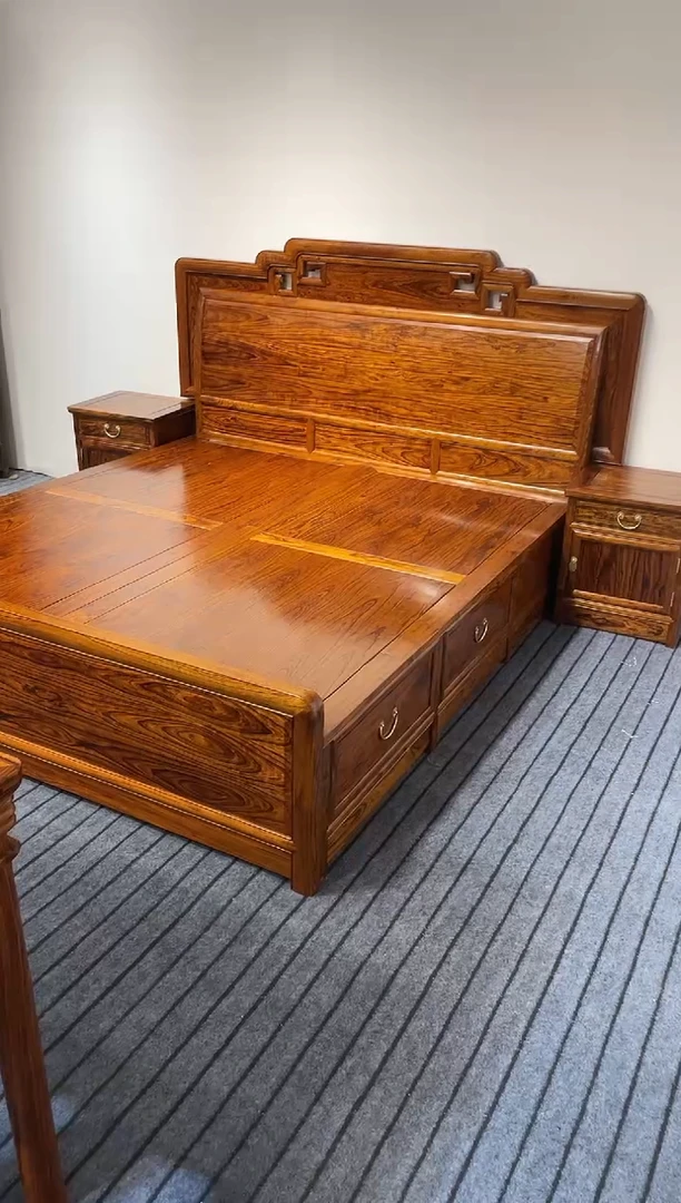 花梨木类花梨木现代床 改价链接