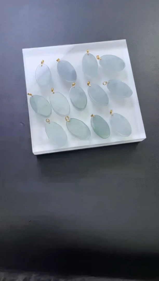 【闪购商品】翡翠挂件18K金镶嵌多样性发一件H5