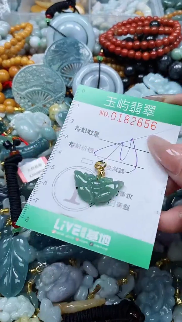 翡翠未镶嵌颈饰闪购0182656多样性发其一