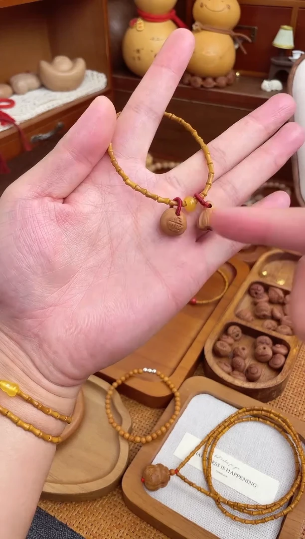 竹节手串一物一拍好运连连款