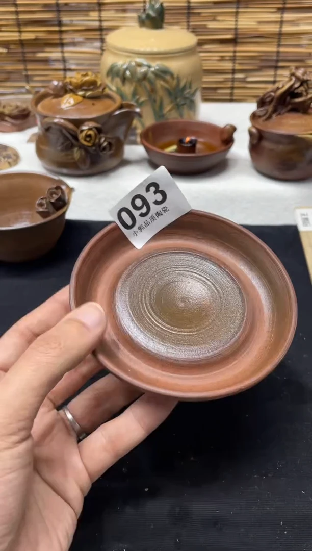 【闪购商品】杯093精美粗陶手工柴烧