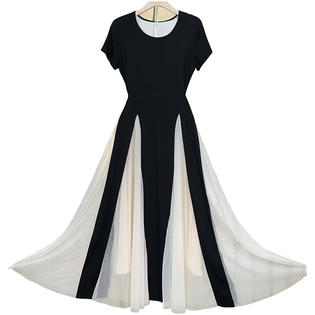 现货【RG5851】2025年新款百搭休闲时尚气质设计感收腰显瘦连衣裙