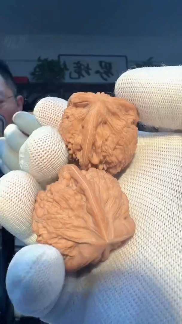 把件文玩核桃014  全品三棱 39