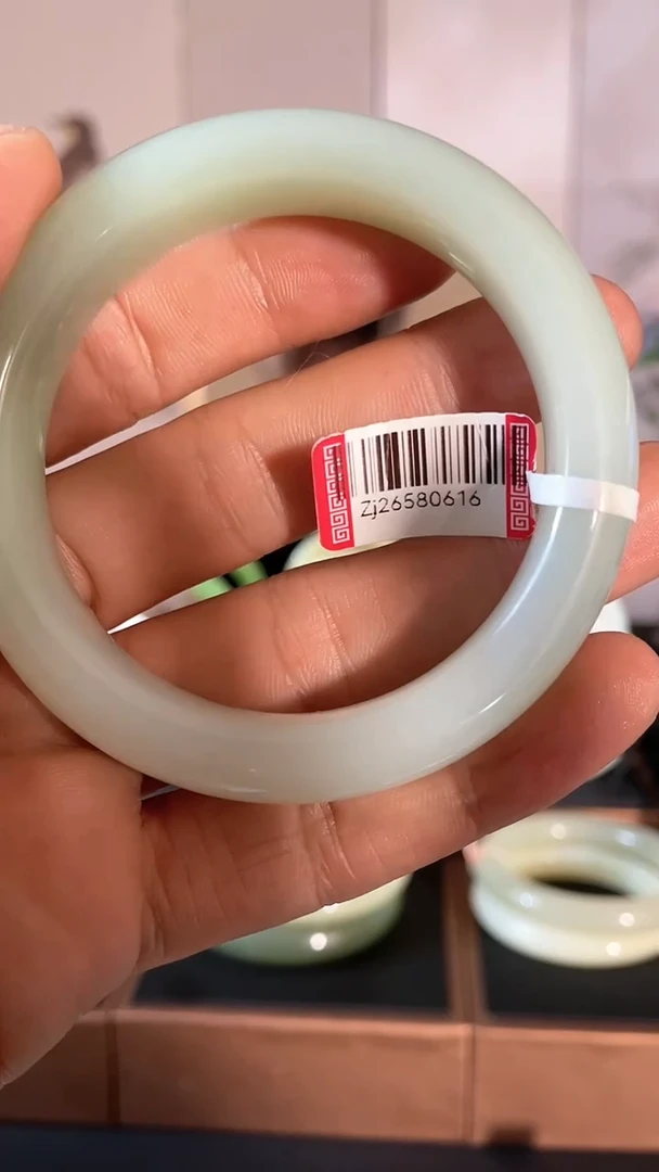 【闪购商品】和田玉手镯未镶嵌56且末蓝26580616