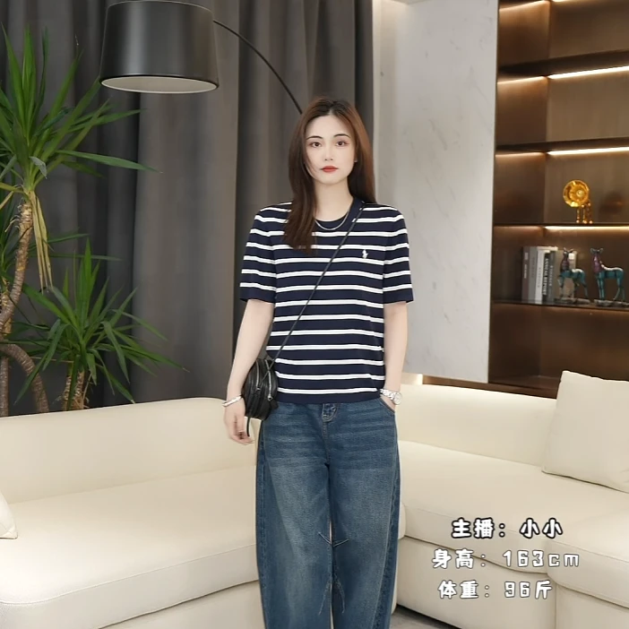 LAZYVISION春夏新款条纹短袖T恤ZMD-27872小小