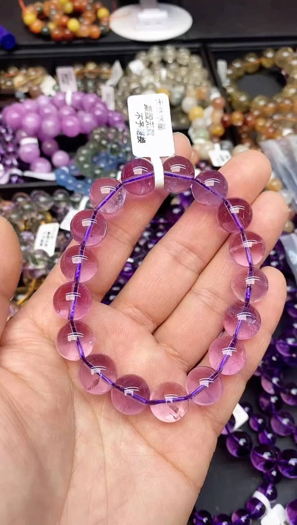 【闪购商品】水晶手串未镶嵌59 紫水晶 12mm+