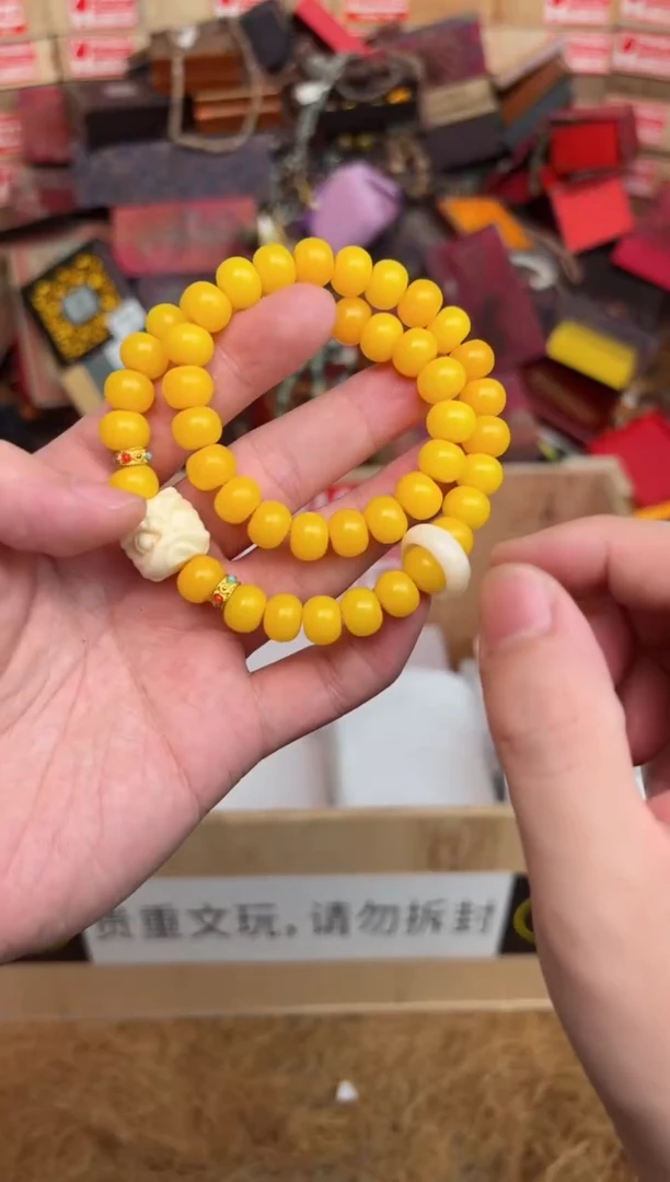 一铭文玩菩提类手串无礼盒