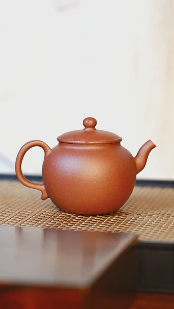 茶壶紫砂曲壶 壶脉雅集精工精料专用 底槽清 130cc 宜兴原矿紫砂