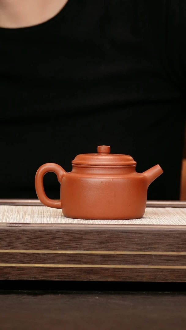 茶壶紫砂小煤窑朱泥 德钟 王红英