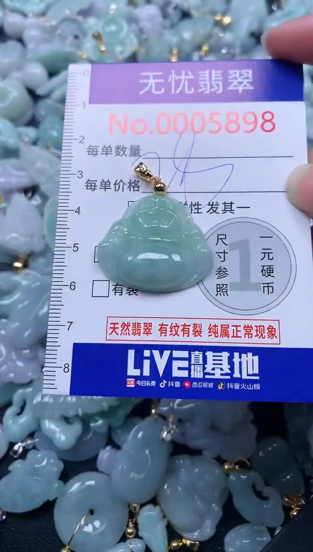 颈饰未镶嵌翡翠5898