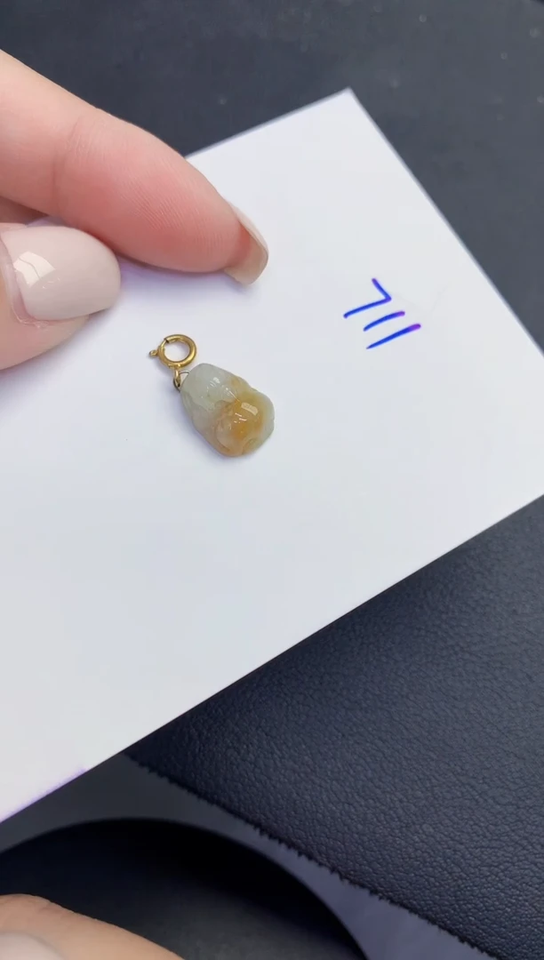 颈饰未镶嵌翡翠缅甸天然翡翠A货