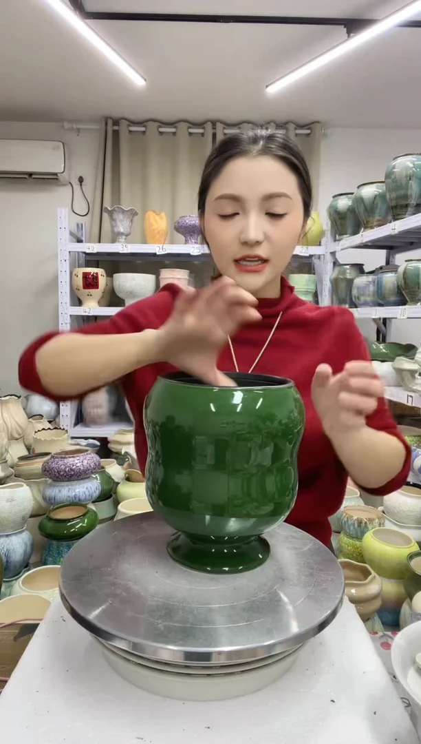 1.4陶瓷花盆直播链接高.   19 口 13