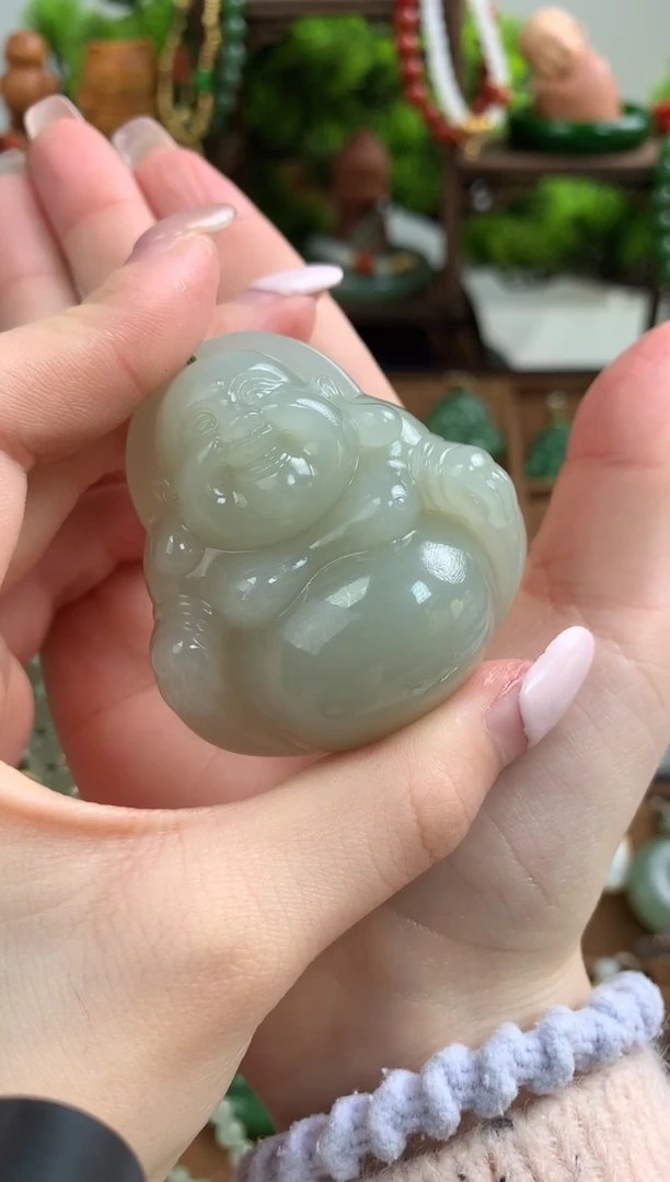 【闪购商品】和田玉颈饰未镶嵌吊坠50mm