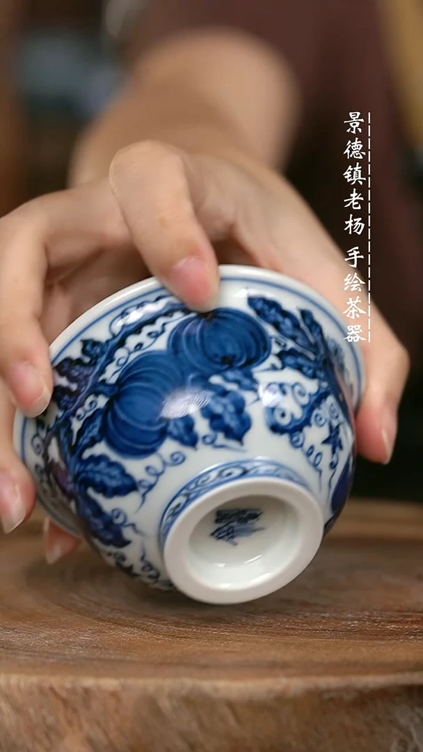 微瑕福利手绘高温现代瓷 气  南瓜大压100c