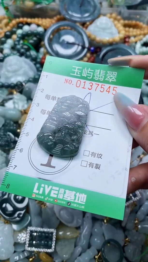 翡翠未镶嵌颈饰闪购0137545多样性发其一