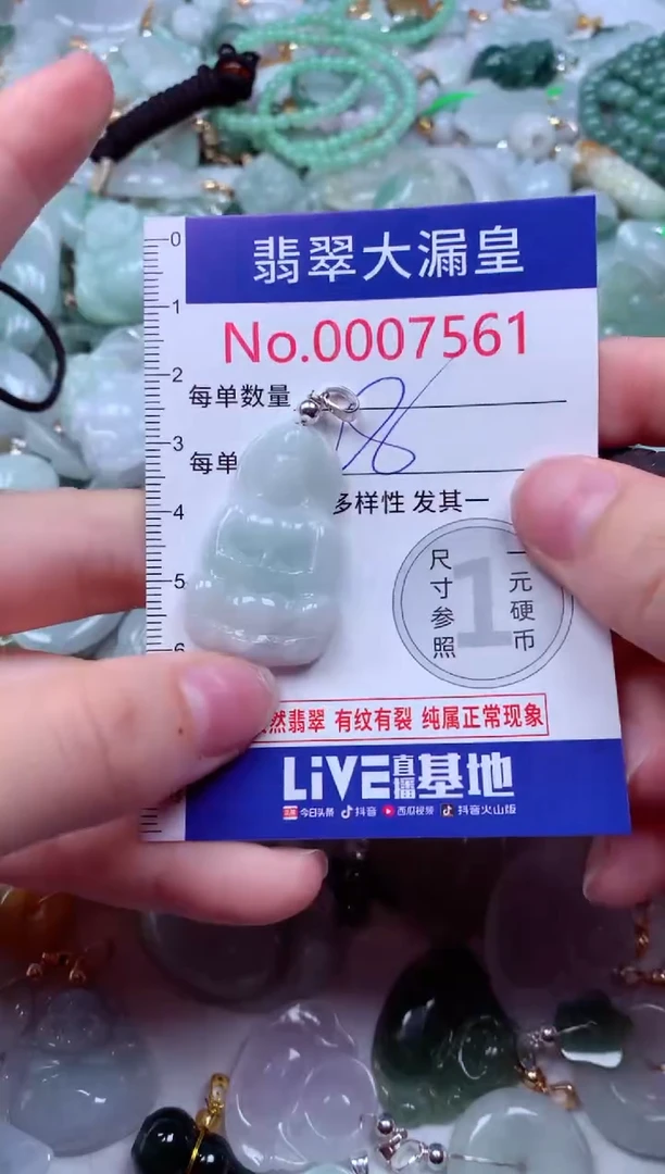吊坠(不含链)未镶嵌翡翠7561